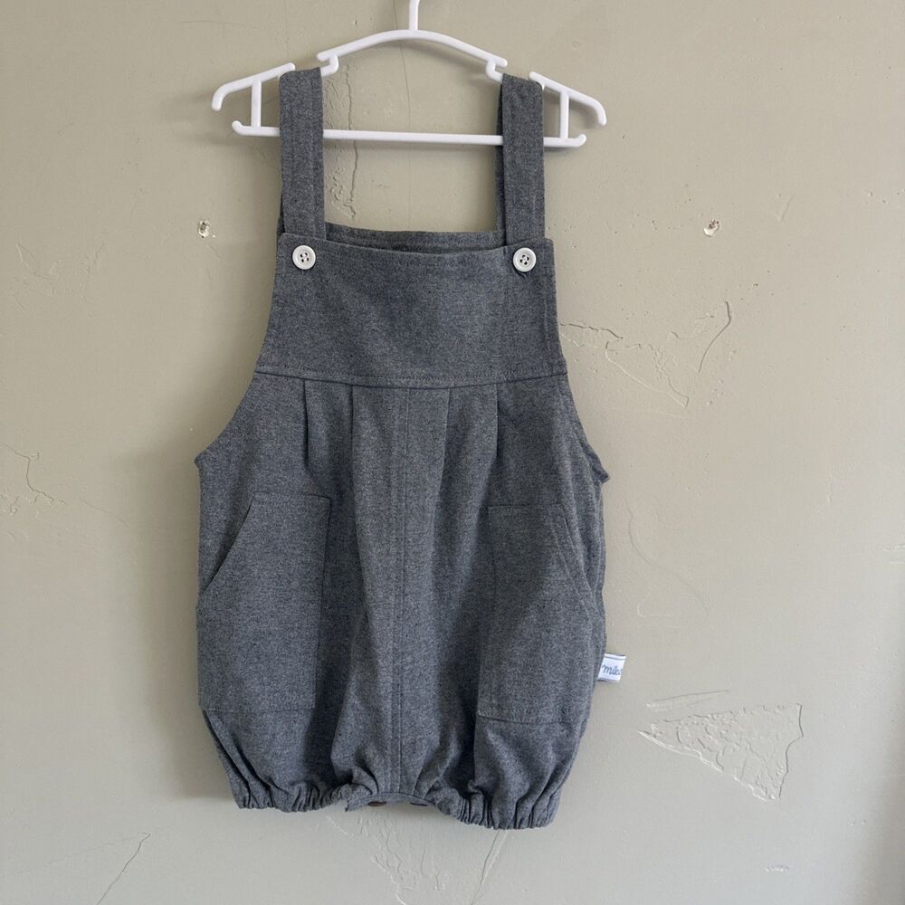 Mikoleon 3T 4T Gray Baby Toddler Romper Shorts Cotton 3-4 Years
